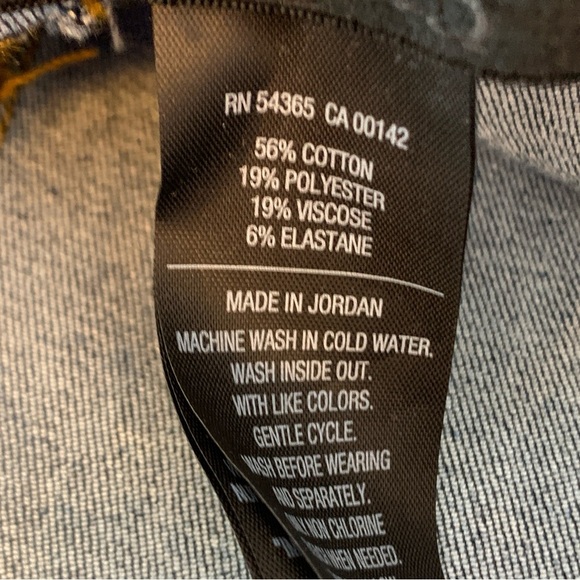 Nygard Slims Jeans Womens Large Blue Stretch High Rise Pull On Elastic Waist - Picture 5 of 7